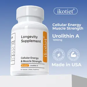 ikotiet New Formula | Urolithin A + MCT Oil | Cellular Health + Muscle Support | Vegan Capsules | 2 Daily | 120 Count (2-Month Supply)