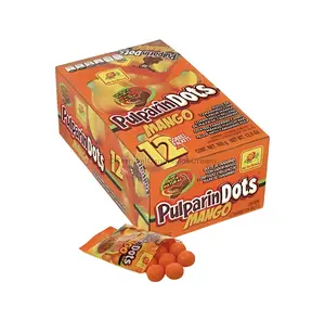 De La Rosa Pulparindots Mango (12 Count) Sweet Mexican Candy Snack Bonbon Tangy Flavor, Dulces Mexicanos