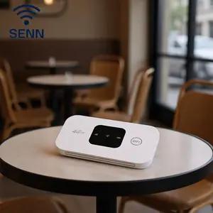 SENN  Unlocked 4G LTE Portable WiFi Hotspot -SIM Plug-in card wifiMini Design  High Speed Internet for 15 Devices, No Contract, Pocket Sized, Perfect for Travel & Work