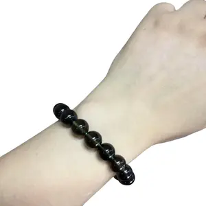 Natural Sirius Meteorite Bracelet - Genuine Meteorite Jewelry for Youth - Simple & Striking Design - Celestial Art Accessory