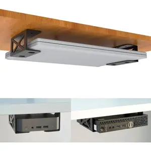 Under Desk Laptop/Mini PC Storage Mount,CPU Holder,Compatible with  OptiPlex, Book, Mini and More.