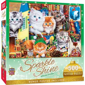Sparkle & Shine - Whisker Wishes 500 Piece Glitter Puzzle
