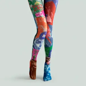 Viken Plan Music Festival Tights Personality Pantyhose/Tights [Michael Jackson]