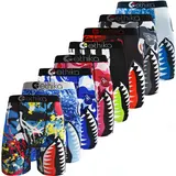 Men's 3-Pack/4-Pack Stretchable Colorful Graphic Mesh Boxer Briefs/Trunks - Breathable, Soft Quick-Dry Sportswear Underwear That Keeps You Dry for Gym Workout Training, Keep You Dry