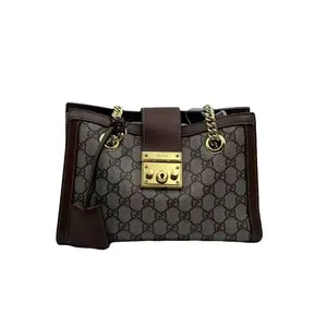Pre-owned GUCCI FRANCE Shoulder Bags H2 Classic monogram Padlock Moonlight Box Shoulder Tote Bag H02190