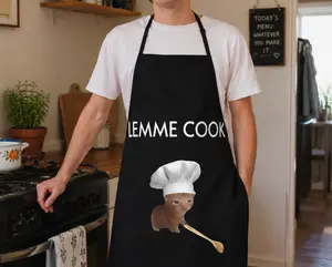 Funny “Lemme Cook” Meme Kitchen Apron | Humorous Cooking Apron for Men & Women