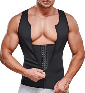 Men Compression Shirt for Body Slimming Tank Top Shaper Tight Undershirt Tummy Control Girdle SOLCYSX