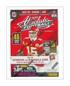 2025 Panini Absolute Football Hobby Blaster Box - 8 Cards/Pack, 6 Packs/Box