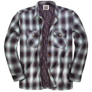 Mens Flannel Shirt Jacket Button Down Regular And Big Mens