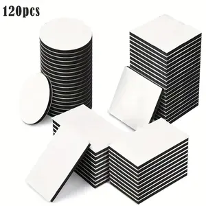 Double Sided Square and Round Tape, Multifunctional Self Adhesive Foam Pad, Non-slip Strong Adhesive Tape, Mounting Pad for Home Office Wall Decor, No Drill Adhesive