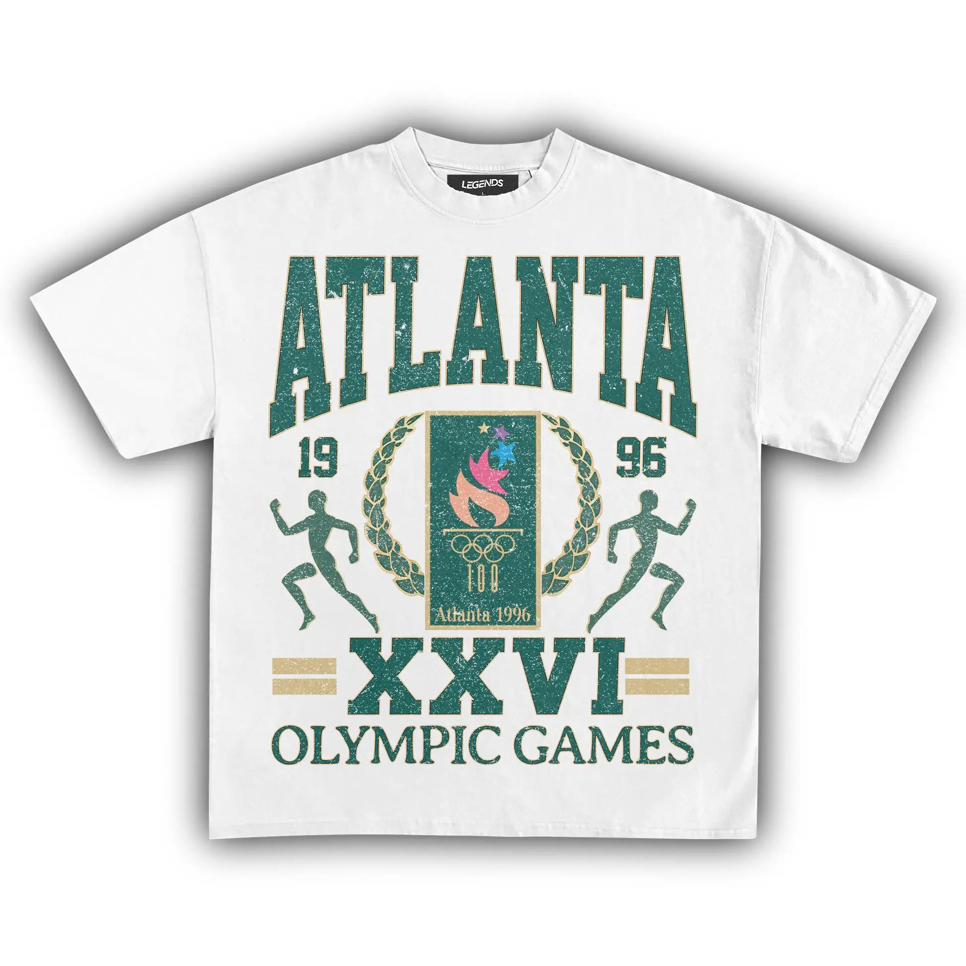 96 ATLANTA SUMMER GAMES CENTENNIAL VINTAGE VINTAGE UNISEX T-SHIRT