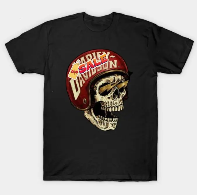 Harley Retro Skull T-Shirt, Halloween vintage shirt