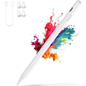 Stylus Pen for iPad (2018-2025),20 Mins Fast Charge for Apple Pencil with Tilt Sensitivity & Palm Rejection,Compatible with iPad 6/7/8/9/10/A16, Air3/4/5/M2/M3, Mini5/6, Pro 11"/12.9"/M4,White