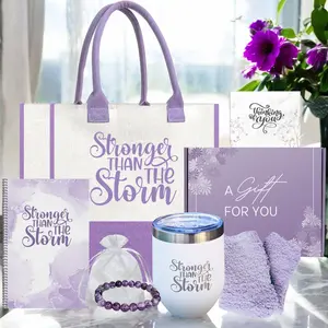 Get Well Gift Box for Women – Stronger Than The Storm Care Package with Tumbler, Tote, Bracelet & More | Support, Recovery & Encouragement Gift