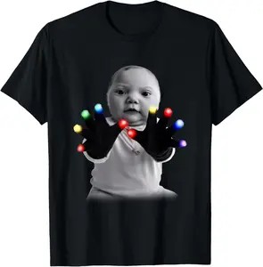 100% CottonGloving Niche Baby Meme T-Shirt