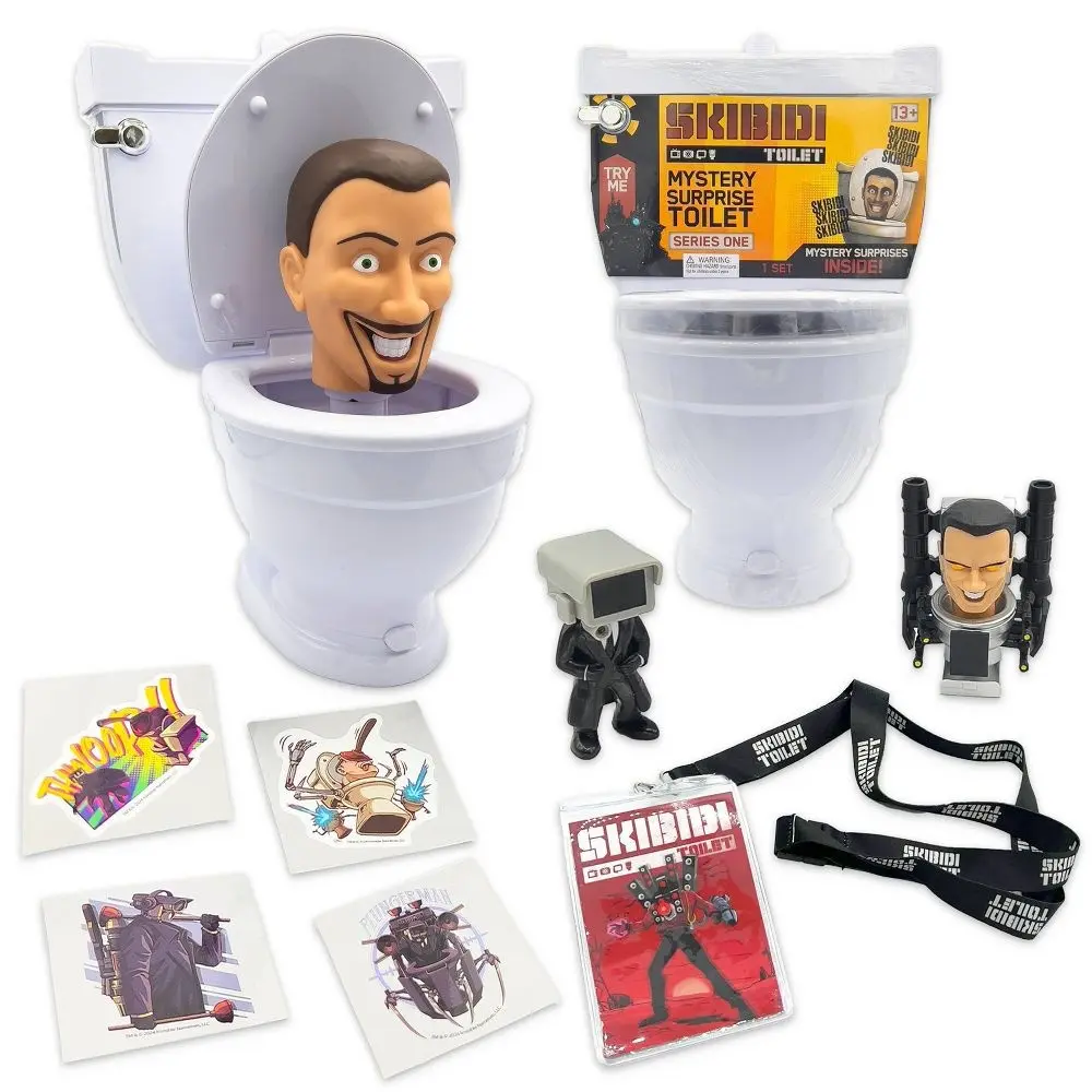 Skibidi Mystery Surprise Toilet & The Alliance Interactive Action Figure Playset