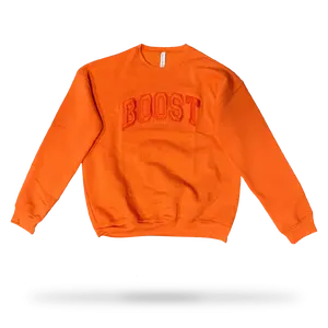 Boost Mobile Orange Crewneck Sweater - TikTok Shop EXCLUSIVE