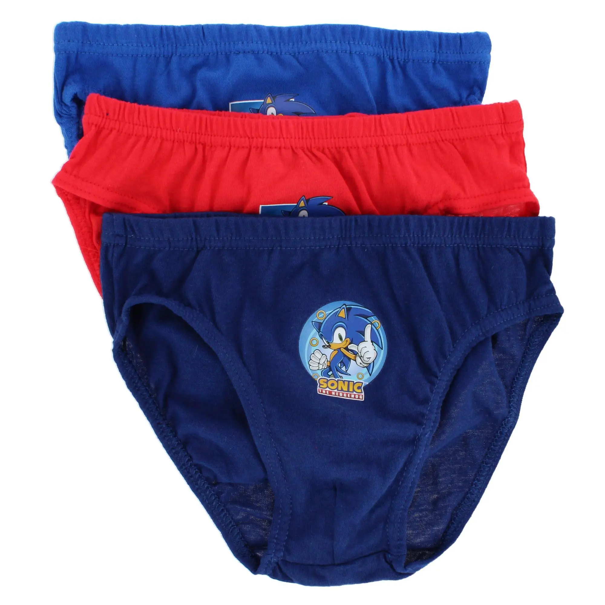 Textiel Trade Toddler Boy's Boy's Sonic Briefs (3 Pack), Briefs
