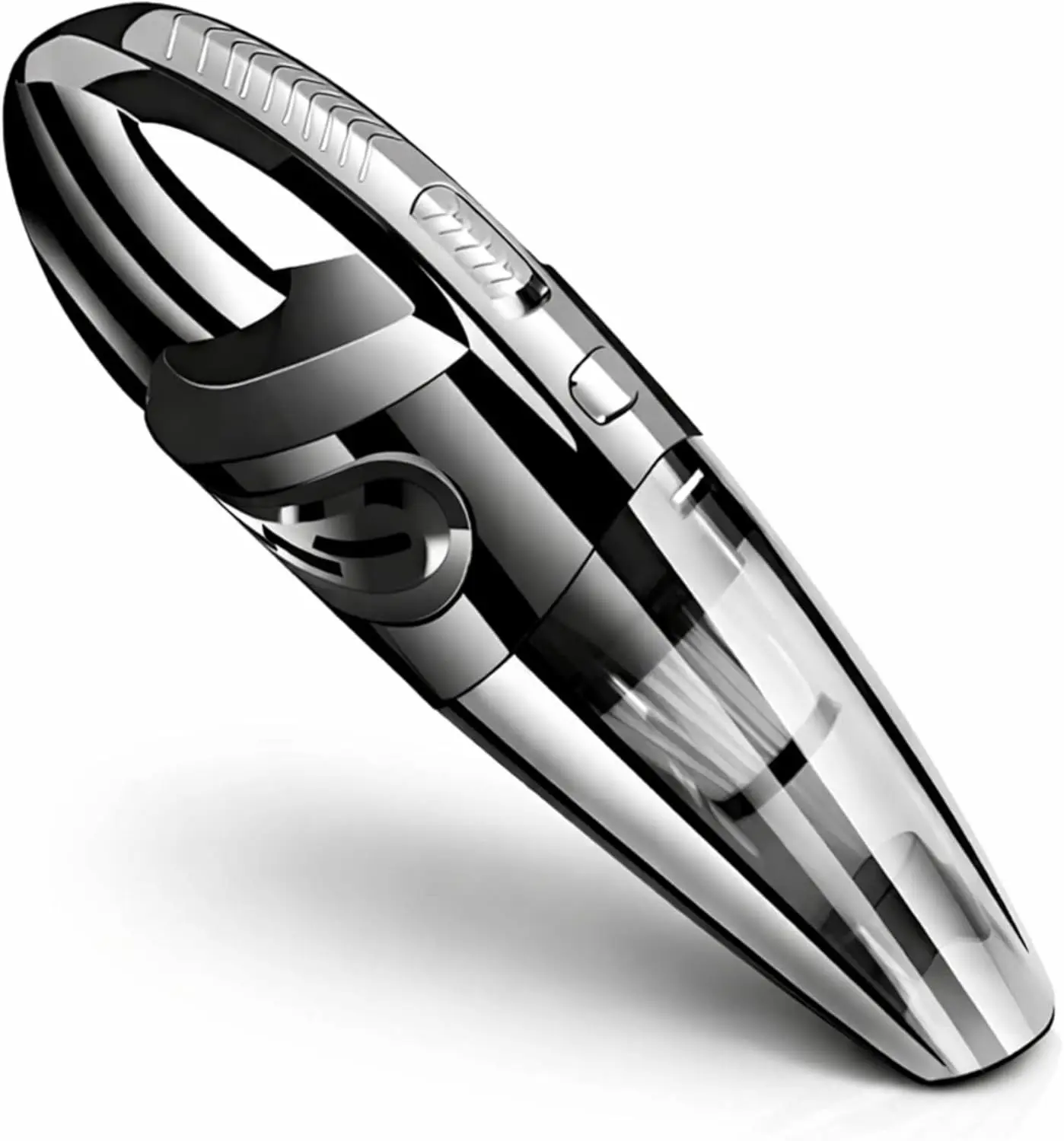 Z ZYLER MART Compact Form Portable Cordless Vacuum Cleaner - Wireless, Rechargeable Handheld with Crevice Tool, Flexible Hose, Brush Nozzle for Home, Car Vacuum Cordless Use