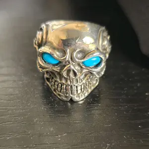 Sterling Silver Luxury Skull Ring