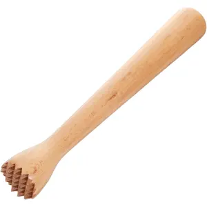 10 Inch Durable Professional Wooden Bar Muddler for Cocktails Lemonade Mojitos Fruit Drinks, Suitable for Home and Bar Use