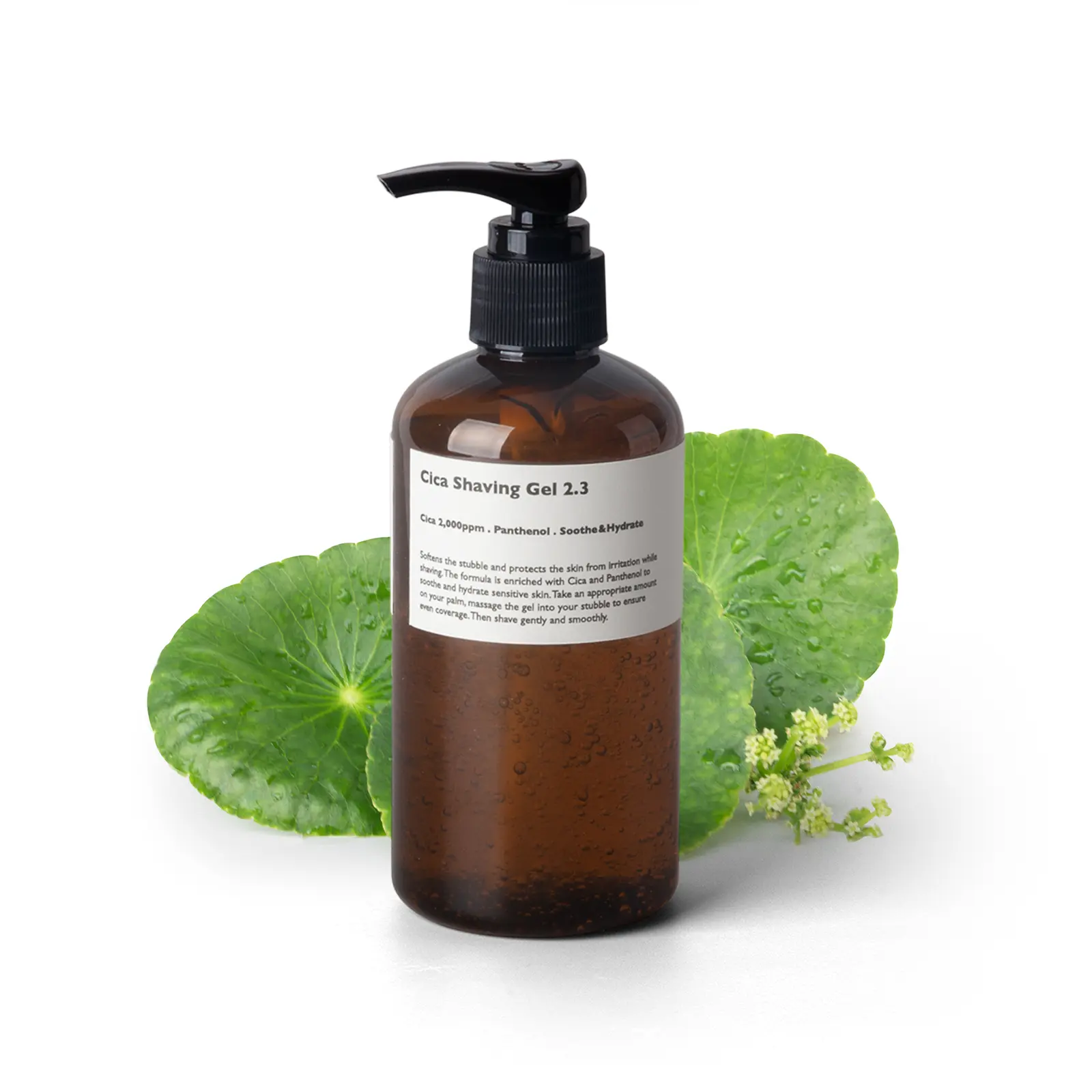 Lazy Society Cica Shaving Gel - Clear & Hydrating for Sensitive Skin (8.45 fl.oz / 250ml)