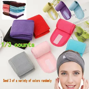 Magic Tape Hairband for Women, Beauty Facial Spa Headband, Postpartum Sports Yoga Sweat Absorbent Towel, 1 Piece/3 Pieces