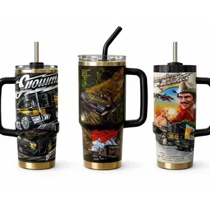 Snowman's Bootlegging Tumbler, Smokeey And The Bandit Movie Vitnage Tumbler 20 oz or 40 oz