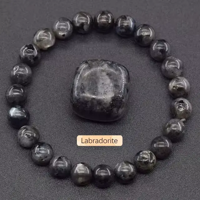 Chic Black Stone Bead Bracelet - a Bohemian-Inspired Accessory, Great for Couples, an Ideal Present for Any Event, Suitable for Everyday Use | Adorable Bracelet | Genuine Stone Bracelet