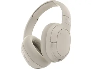 Belkin SoundForm Isolate Wireless Active Noise Cancelling Closed-Back Over-Ear Headphones, Sand