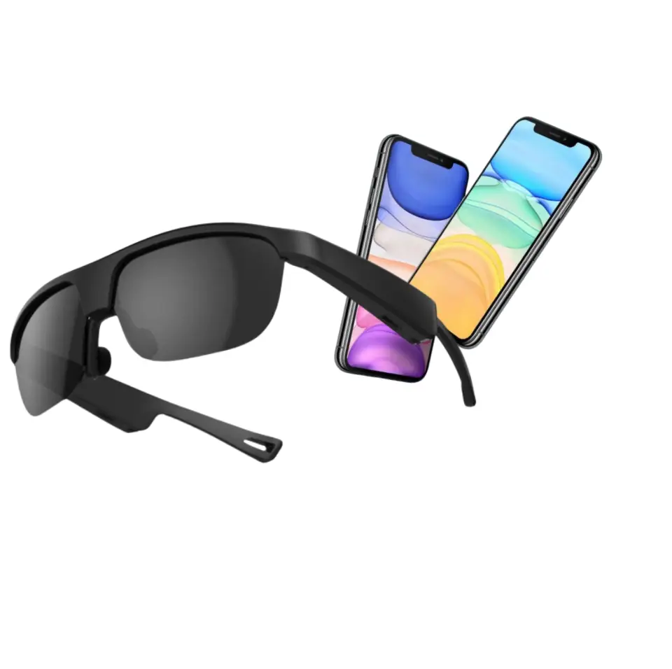 Smart Glasses M8 Bluetooth Electronic Smart Glasses Listen to Songs Phone Calls Support 75 Languages ​​Translation Glasses Built-in Microphone Wireles