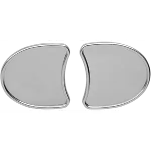 DRAG SPECIALTIES Replacement Fairing Mount Half-Moon Mirror Set - Chrome