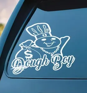 Dough Boy Vinyl Decal For Cars
