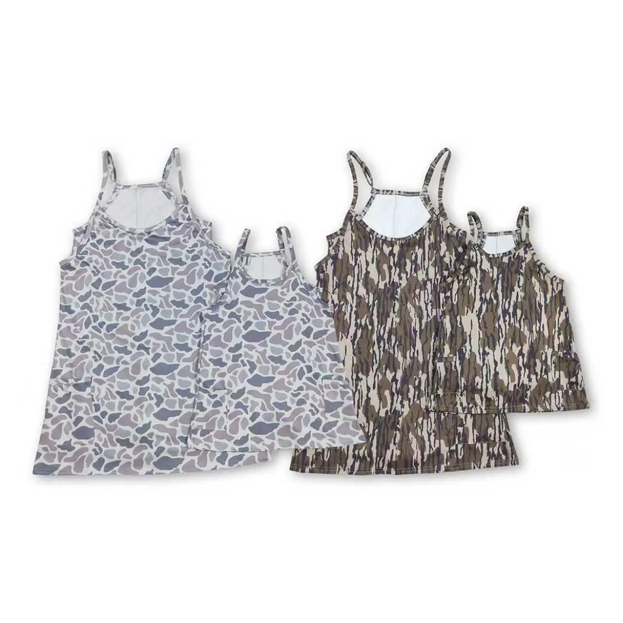 Adult Women Summer Dress Camo Sports Dress Atheletic Dresses