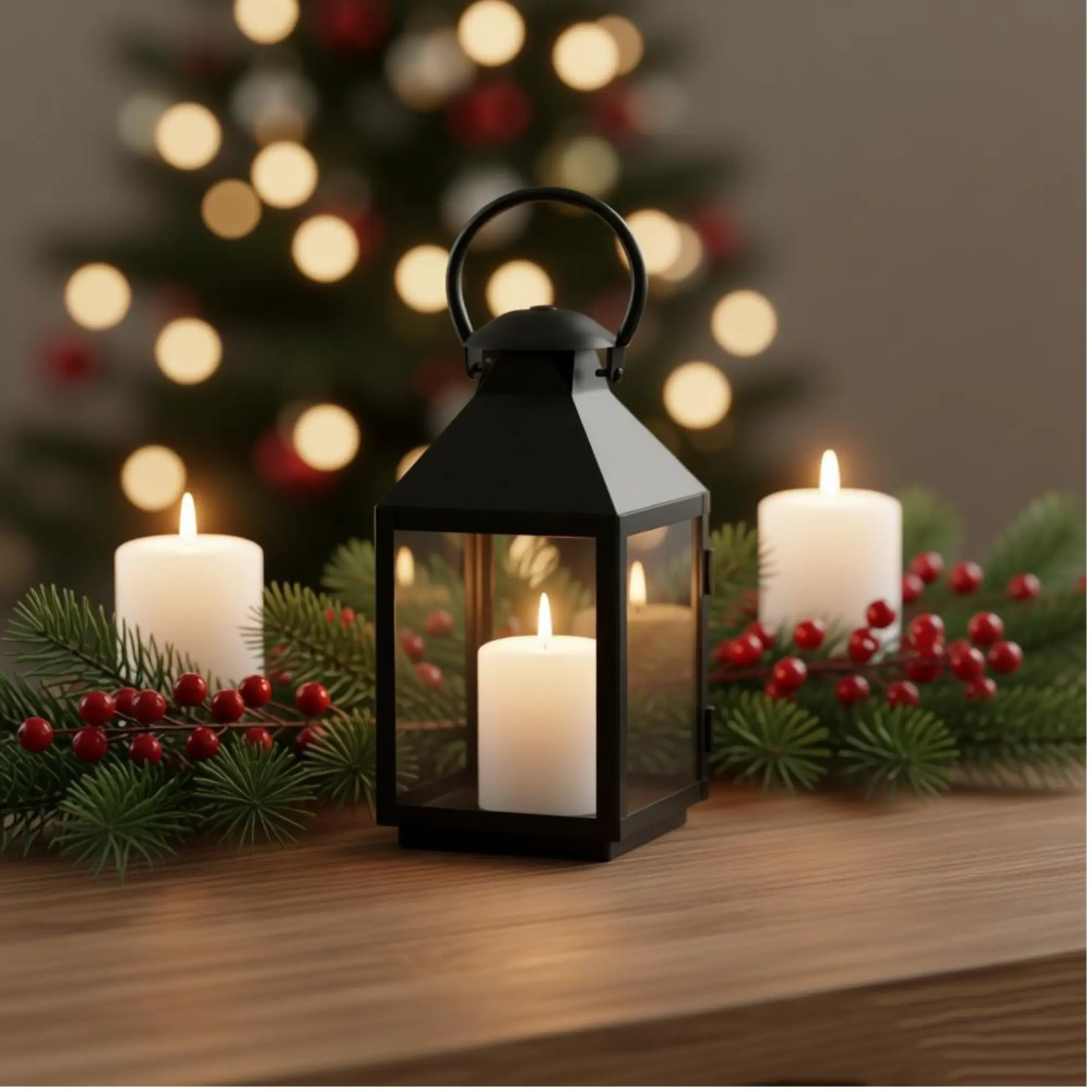 Garvee Indoor Candle Holder Outdoor Lanterns for Porch Floor Lantern Decorative for Fireplace Front Porch Patio Modern Home Decor