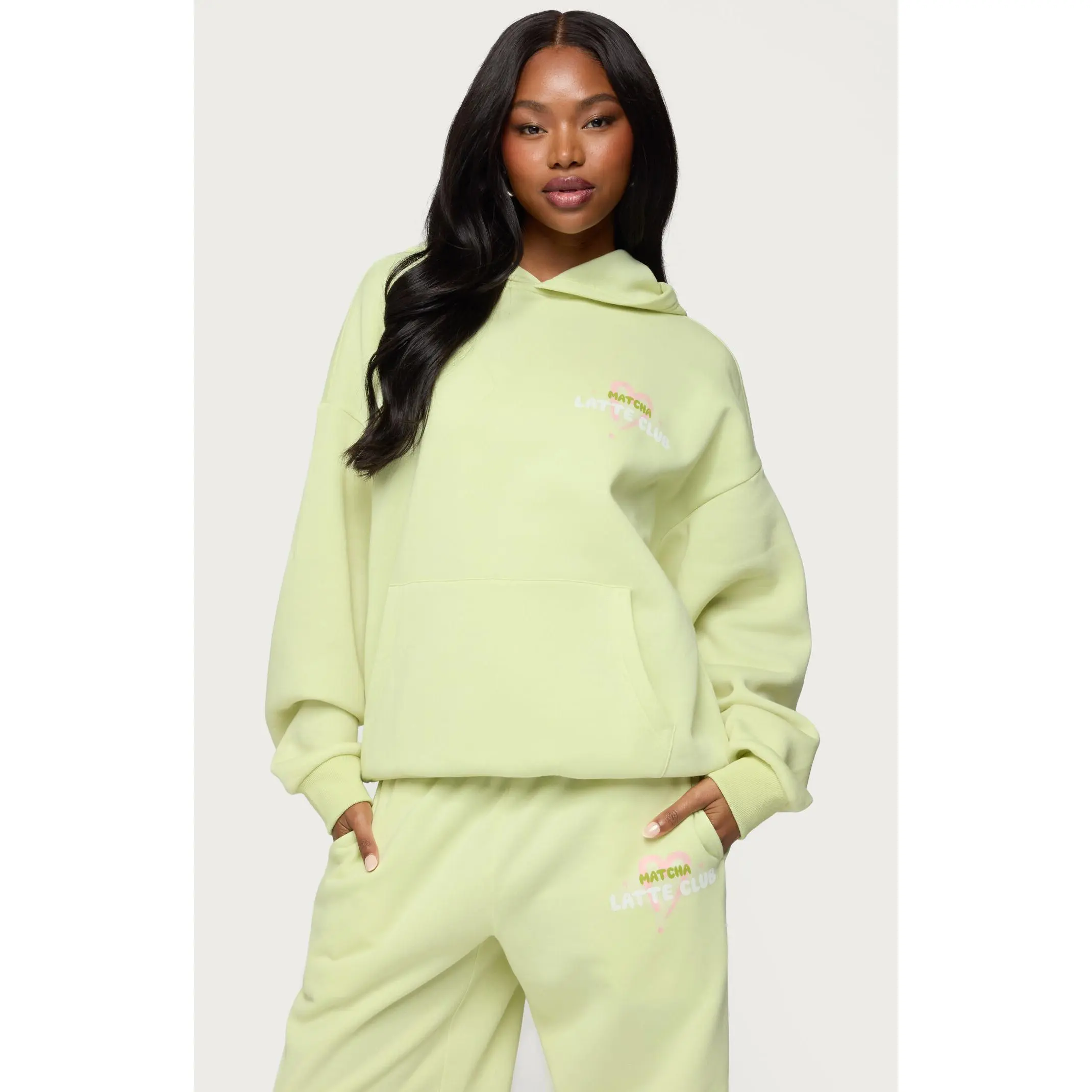 Edikted Women's Matcha Lover Oversized Hoodie