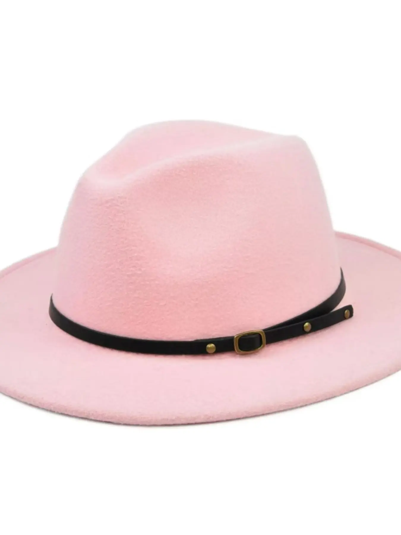 2026 New Trendy Solid Plain Fedora Hat for Men & Women 