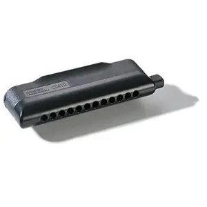 Hohner CX-12 Chromatic Harmonica - Key of C, Black (7545-C)