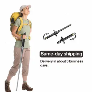 TikTok Outdoor Hiking Tools, Multifunctional Trekking Poles, Durable and Retractable,Outdoor Hiking Essential! Multi-Functional Telescoping Hiking Poles, Perfect for Hiking & Camping