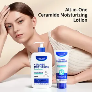 Matern'ella Ceramide Body Lotion - Niacinamide + Squalane, Deep Hydration & Barrier Repair (500g/200g)