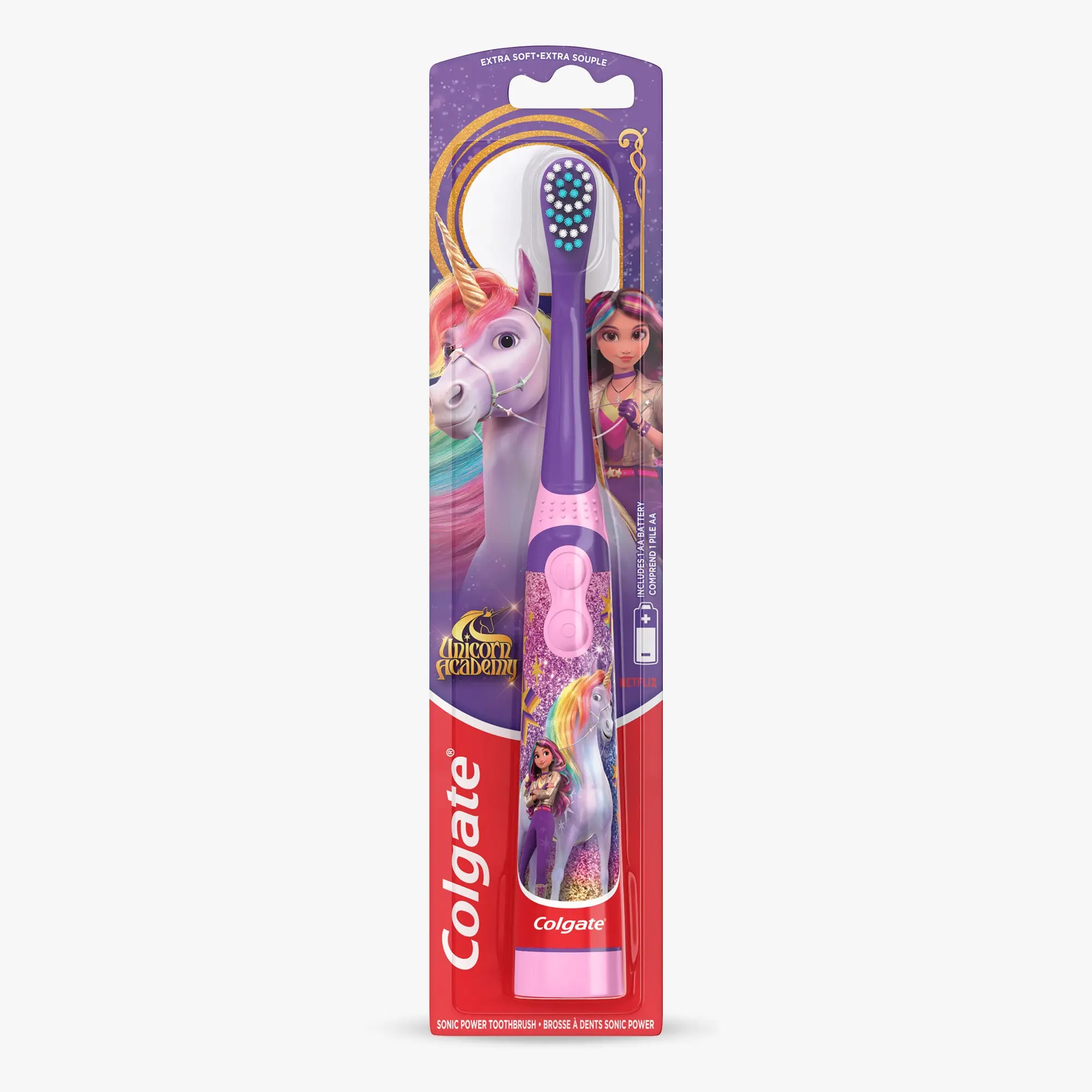 Colgate Unicorn Academy Kids Battery Powered Toothbrush