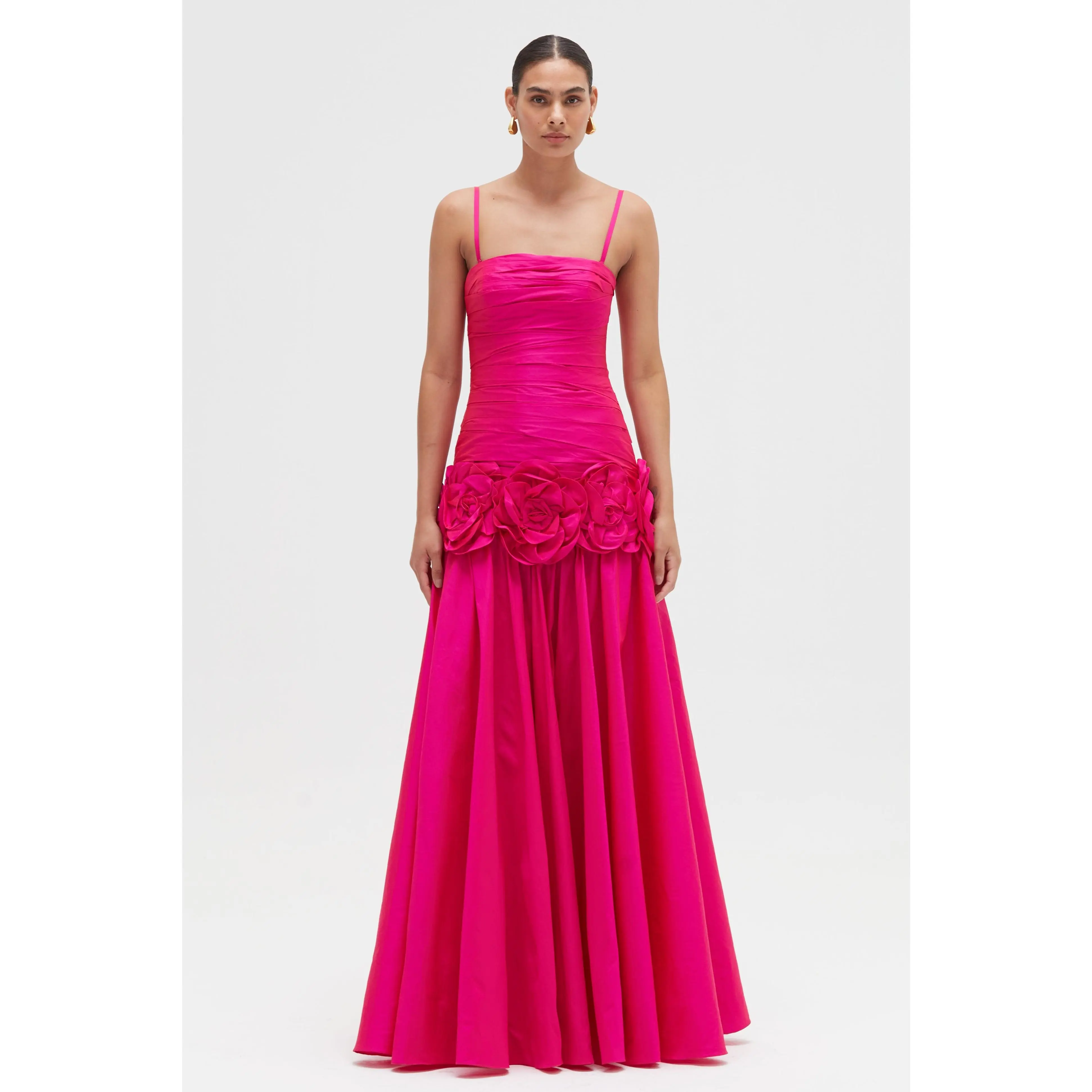 TAFFETA BLOOM GOWN