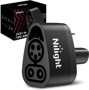 Nilight CCS1 to Tesla Fast Charging Adapter, 80A 250V AC, Compatible with Tesla Model 3, Y, S, X, Works with Level 3 CCS Plug Fast Charging Stations