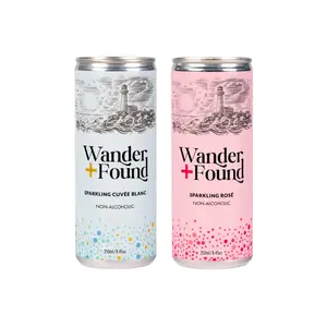Wander + Found Sparkling Wine Cans – Rosé & Cuvée Blanc Duo