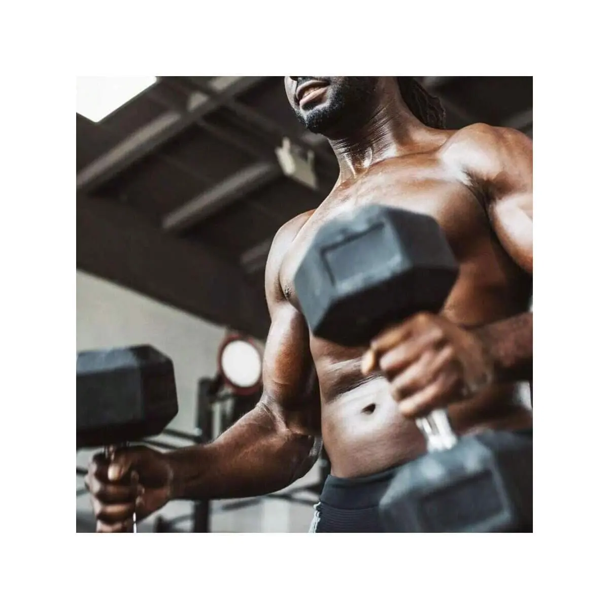 Hot selling styles  MAMIZO 1 Pair 2PCS 40LB 50LB Free Weights Set Dumbbells Rubber Coated Cast Iron Hex Black Dumbbell