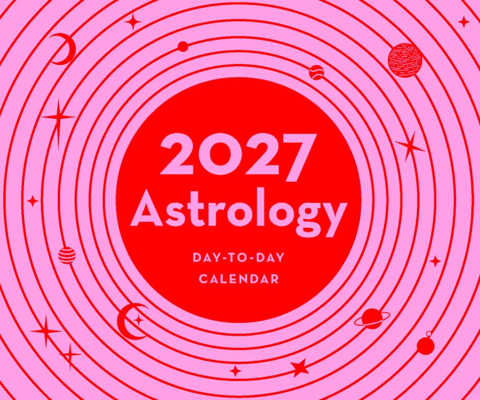2027 Astrology Day-to-Day Calendar, Daily Horoscope Desk Box Calendar with Moon Phases and Zodiac