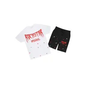 Twinkle 2.0 White/Red T-Shirt/Short Set