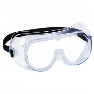 12 Pack Clear Safety Goggles Over Glasses Protective Eyewear Adjustable Strap Dust Splash Eye Protection for Cleaning DIY Yard Work Lab Classroom