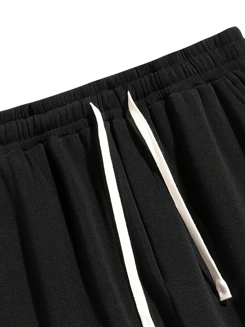 Clean Gent Men's Basic Casual Sweatpants with Drawstring Waistband, Loose Fit Athletic Running Pants Suitable for All Seasons and Ideal for Everyday Wear as Men's Bottoms Clean Gent Men's Basic Casual Sweatpants with Drawstring Waistband, Loose Fit Athletic Running Pants Suitable for All Seasons and Ideal for Everyday Wear as Men's Bottoms