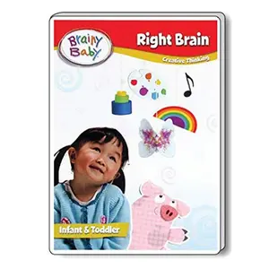USED-Brainy Baby Right Brain Infant Learning: Creative Thinking Infant Brain Development DVD Deluxe Edition (DVD)